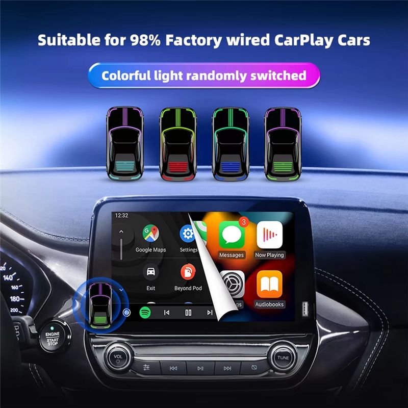 Wifi Smart Plug - Draadloze Carplay-adapter Android Auto Smart AI
