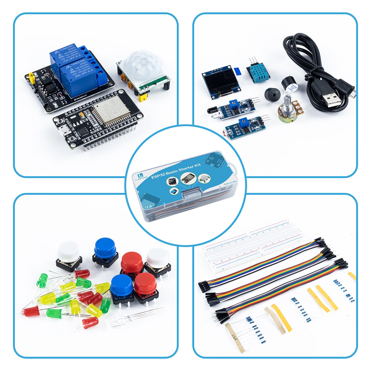 Basis Starter Kit voor ESP32 E - Esp32 Smart Home Kit recensie en prijs