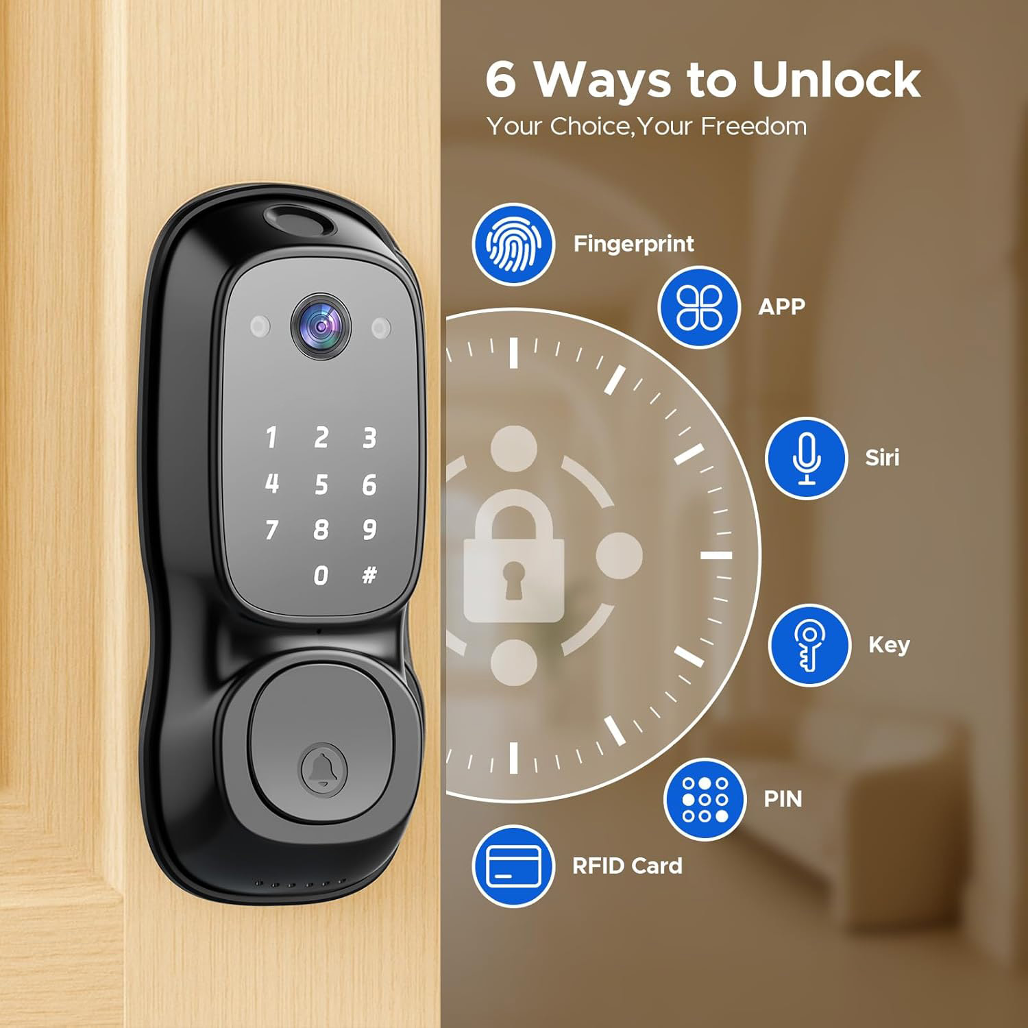 Tuya Wifi Slimme Deurvergrende - Smart Door Lock Wifi recensie en prijs