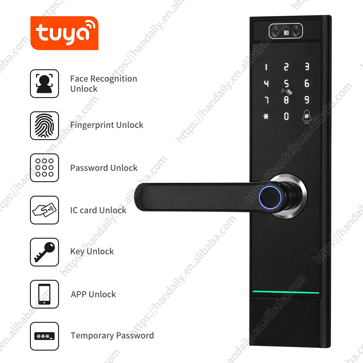 Hoge beveiliging groothandel 3 - Smart Door Lock Wifi recensie en prijs