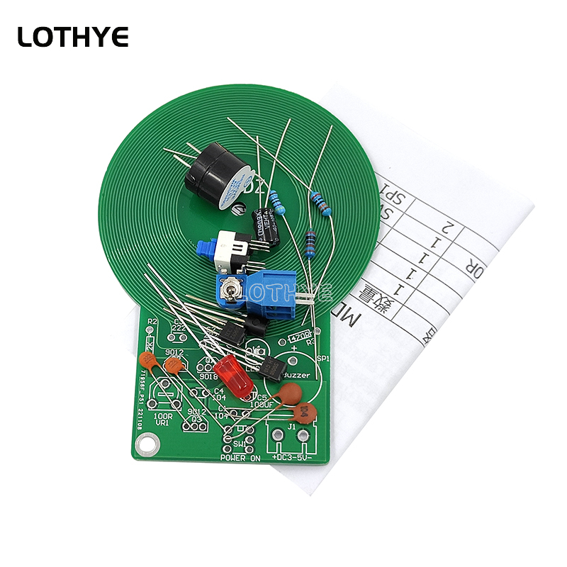 DC 3 V-5 V Metaaldetector Kit  - Electronics Project Kit recensie en prijs