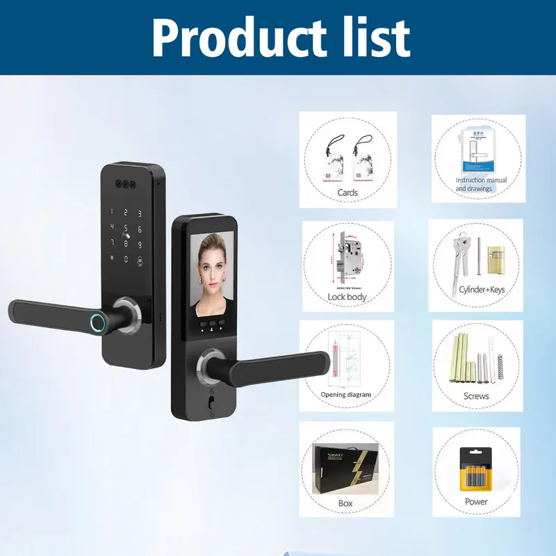 Huishoudelijk gezichtsherkenni - Smart Door Lock Wifi recensie en prijs