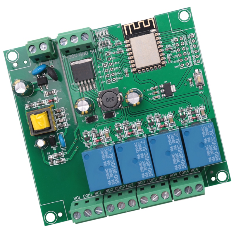 ESP8266 Draadloze WIFI 4-kanaa - Esp8266 Relay Module recensie en prijs